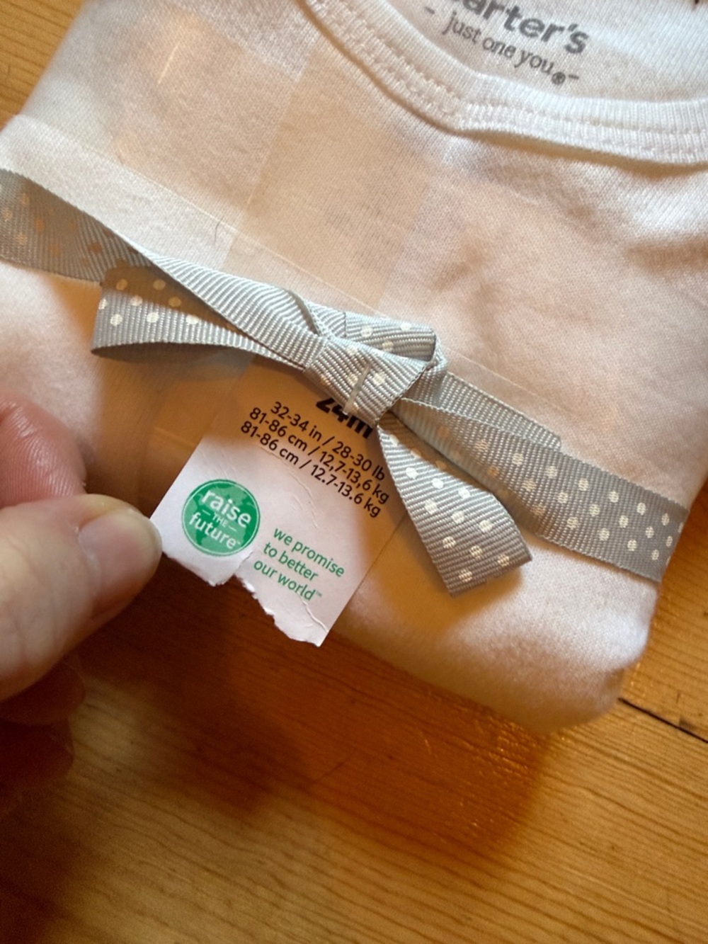 Carter's White Bodysuit 4-Pack with Short Sleeves - Picture 3 of 5